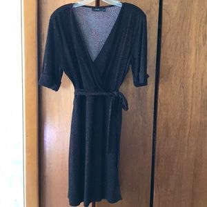 Apt. 9 faux wrap dress size L